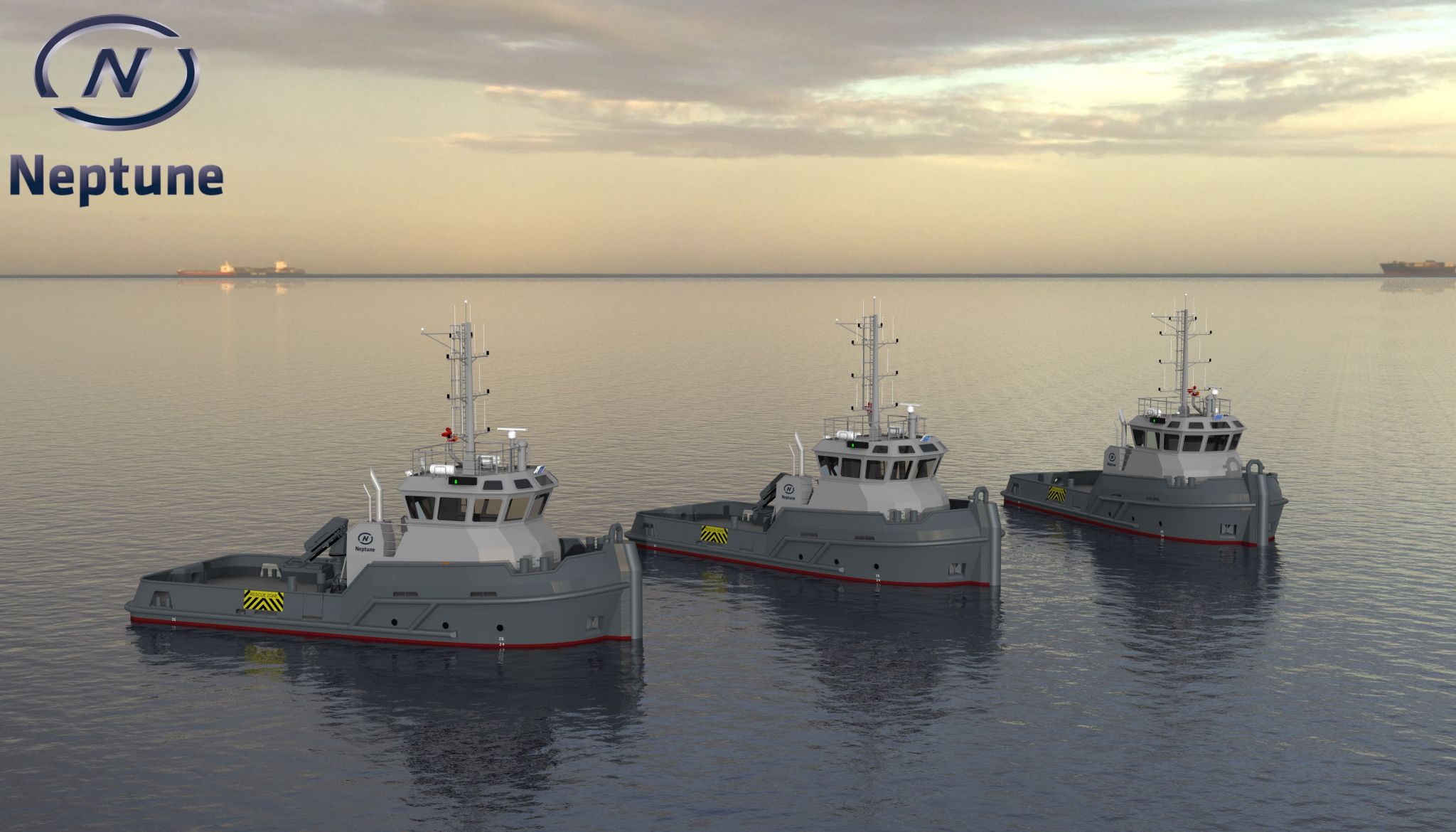 Neptune Marine will deliver three new Medium Sized Harbour and seagoing Tugs to the Royal Netherlands Navy.
