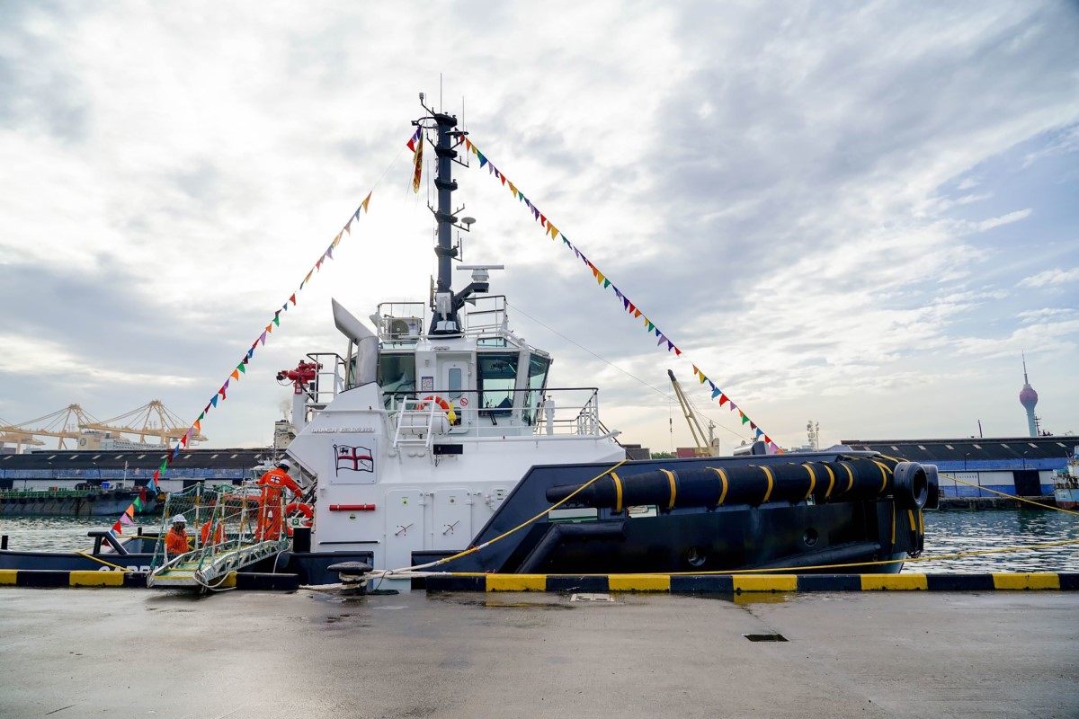 Two Damen ASD 2312 Tugs arrive in Sri Lanka for Sri Lanka Shipping Company Limited