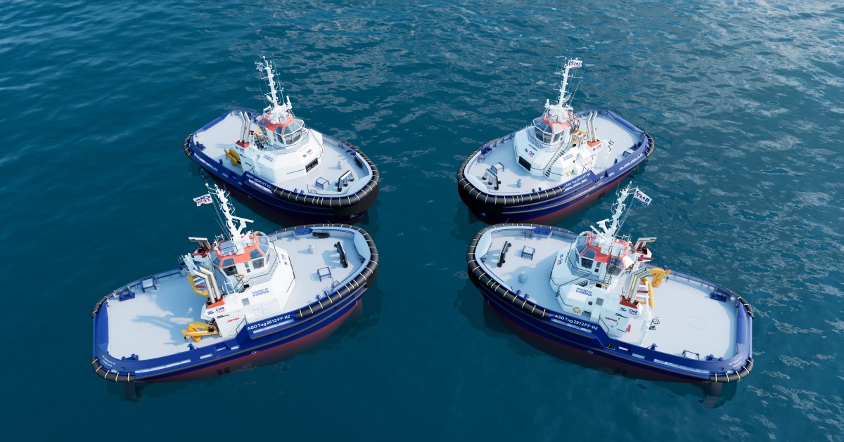 CMB.TECH and Damen ink agreement for four hydrogen-powered tugs
