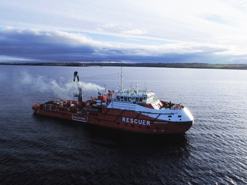 Technical acceptance certificate signed for rescue tug Bakhtemir of Project MPSV12