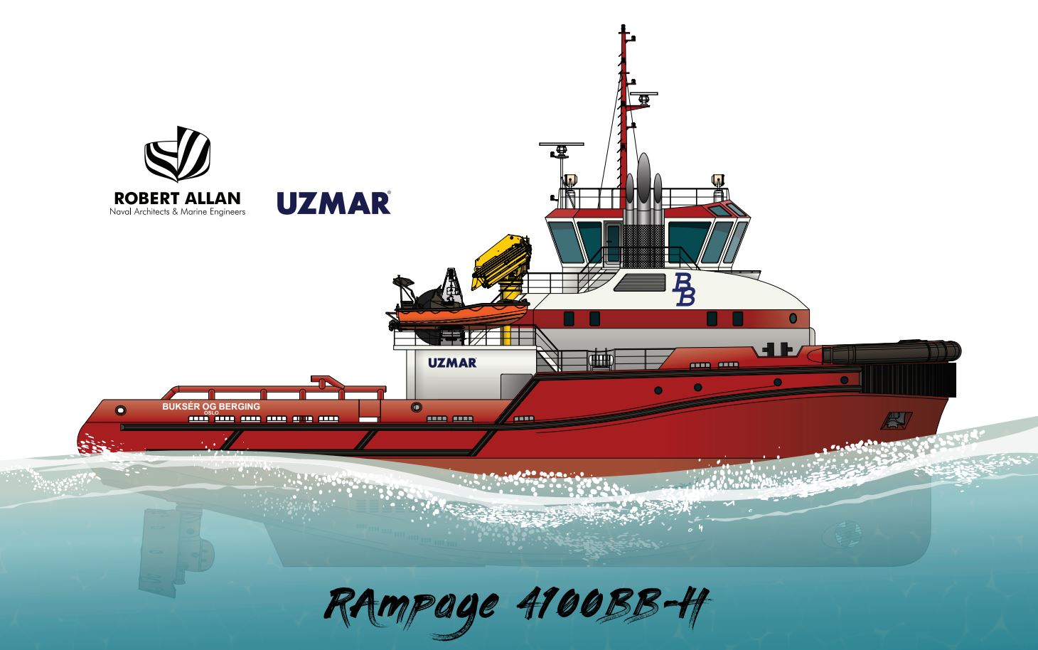 UZMAR Shipyard of Turkey is awarded with the contract by Bukser & Berging for new building of a Hybrid Offshore Vessel.