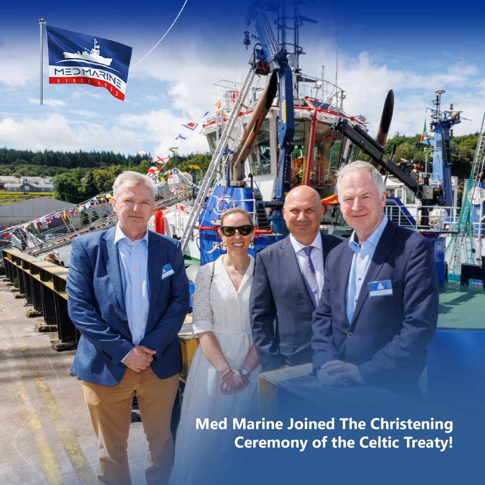 Med Marine and Mainport (Celtic Tugs) Celebrates Christening Ceremony of Celtic Treaty