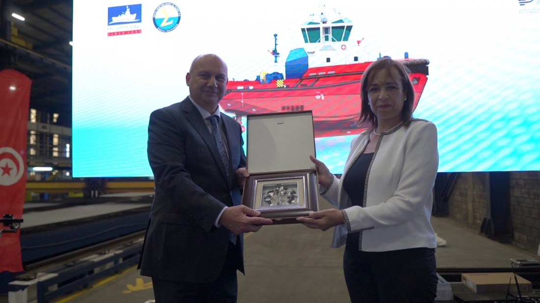 MED MARINE celebrates a new chapter with steel-cutting ceremony for OMMP’s fleet of six tugboats