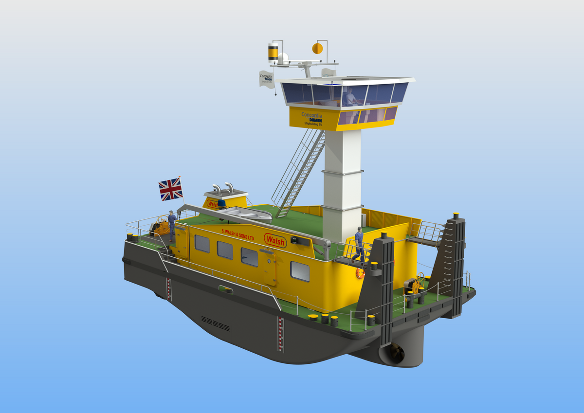 S. Walsh & Sons order pusher tug from Concordia Damen