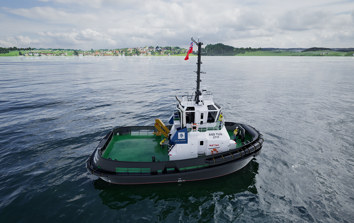 Damen Shipyards signs contract with UK’s Portland Harbour Authority at Seawork 2024 for the supply of one of its latest tugs