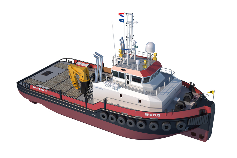 First diesel-electric Damen Shoalbuster 3514 DP2, IMO Tier 3 ordered by Herman Sr