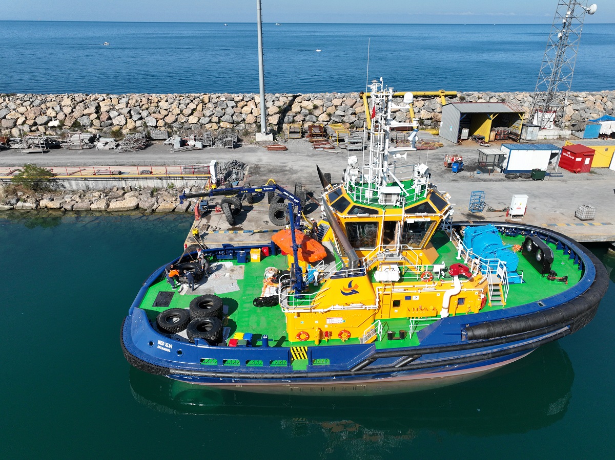 Med Marine Celebrates Successful Delivery of MED-A2885 Tugboat Built for Misurata Free Zone