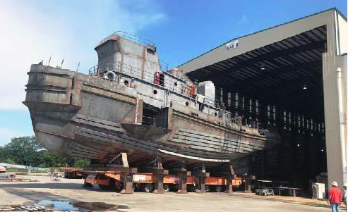 Steady progress on new ATB for Bouchard Transportation