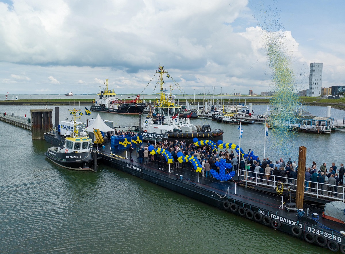 Multraship names two Damen tugs in Terneuzen