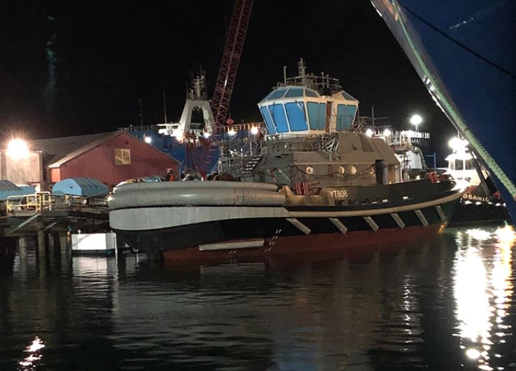 Navy Launches Newest Yard Tug