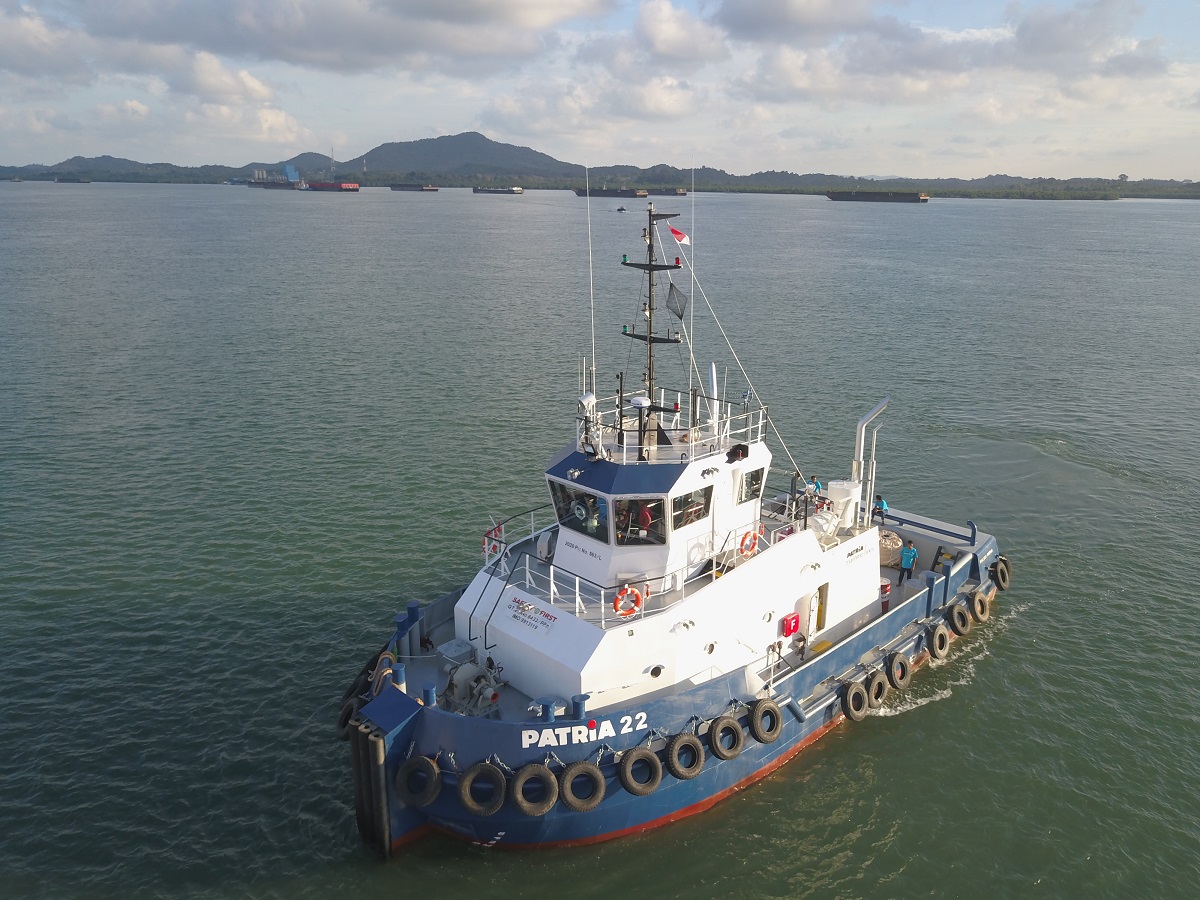 First OSD-IMT7402 shallow draft tug delivered in Indonesia