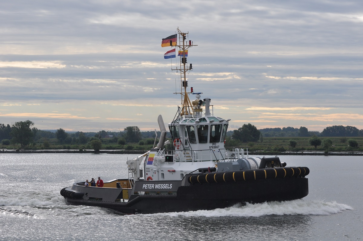New Damen ASD Tug 2810 for Louis Meyer christened at Damen Shipyards Gorinchem