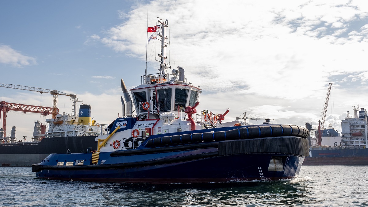 Sanmar Shipyards delivered two powerful new tugs to long-term customer, P&O Maritime Logistics