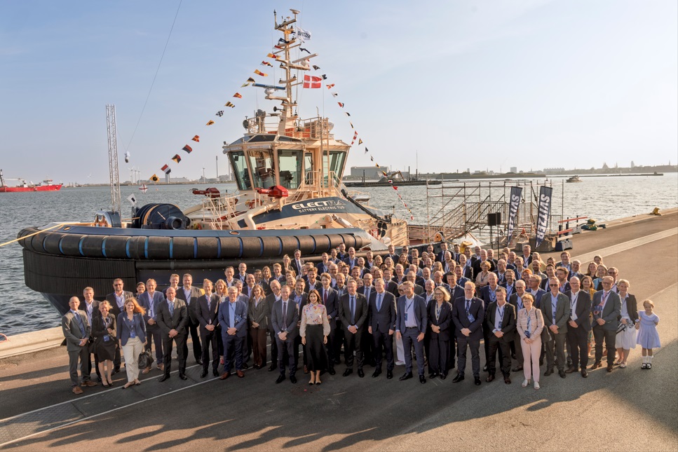 SANMAR Builds Denmark’s First Fully Electric Tug Named by Her Majesty Queen Mary