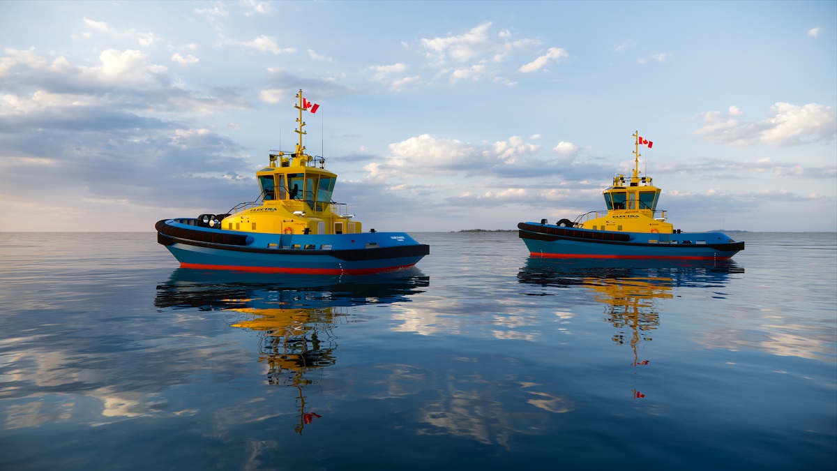 SAAM Towage enters a new era with its first 100% electric tugboats