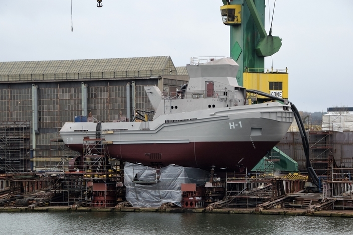 Second of the Polish Navy Tugboats Christened