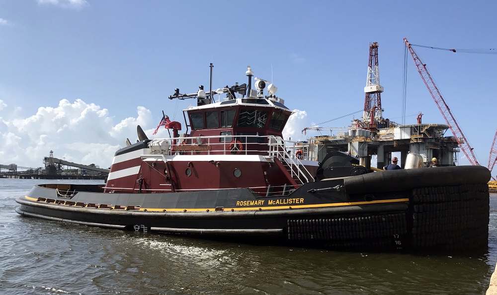 Second 7000 HP, Tier IV Class Tug joins McAllister Towing Fleet