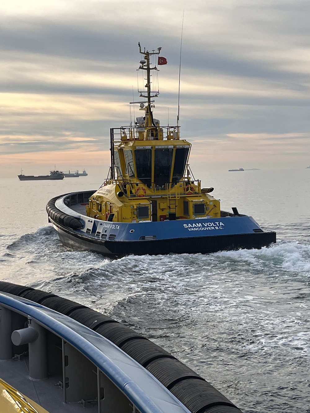 SAAM Towage receives from Turkish shipyard first two electric tugs for its Canadian fleet