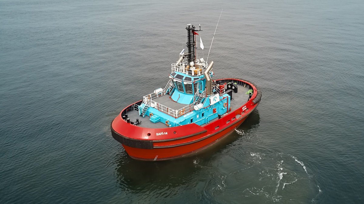 Sanmar Shipyards delivers powerful harbour tug to expanding Turkish port