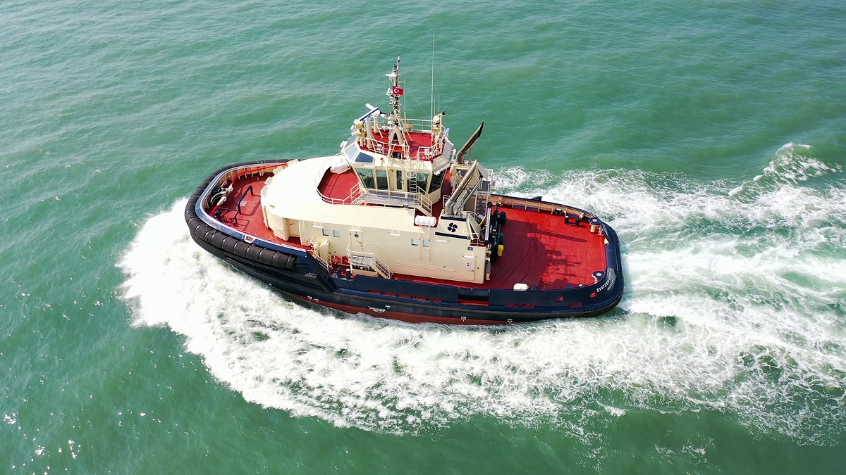 Med Marine starts sea trails for second ice class Tundra3000 tugboat for Svitzer