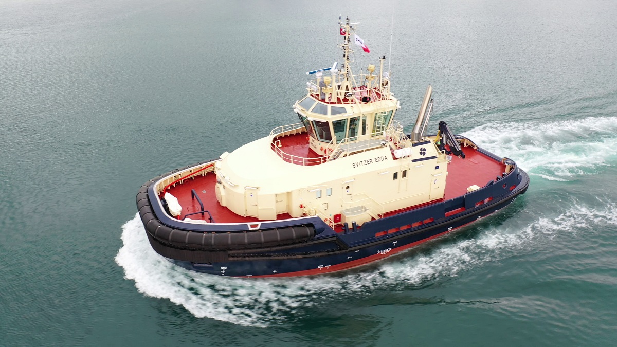 Med Marine successfully delivers second Unique Ice Class tug Svitzer Edda