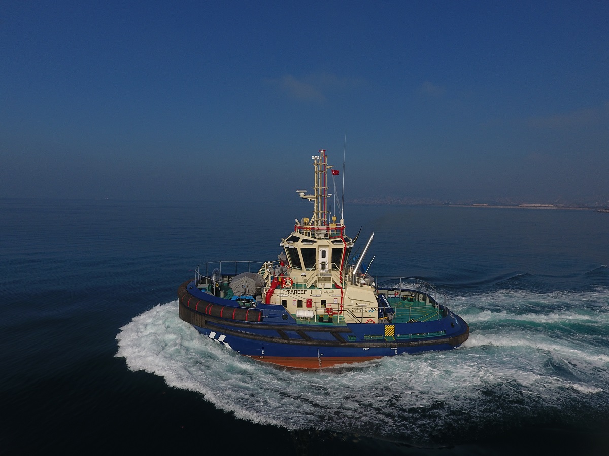 Delivery of MED-A2360 series tugboat to Abu Dhabi ports was completed