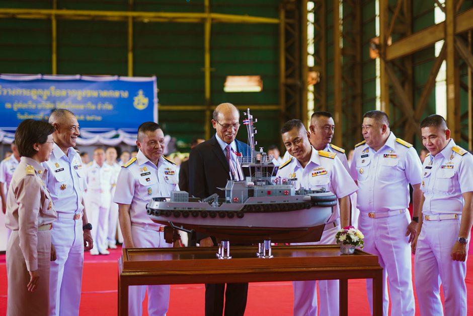 Keel laid for second Royal Thai Navy RAmparts 3200 tug