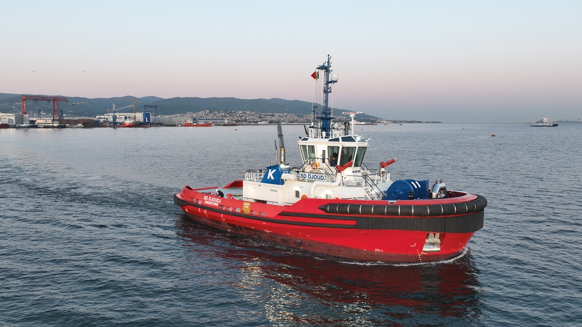 UZMAR Delivers SD DJOUDJ — The Second of Five Advanced RAstar 3200W Tugs for KOTUG, Bound for Senegal