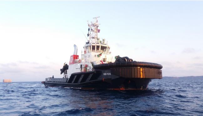 BOLUDA FRANCE successfully completes the towage of the first concrete caisson built for the Monaco extension project