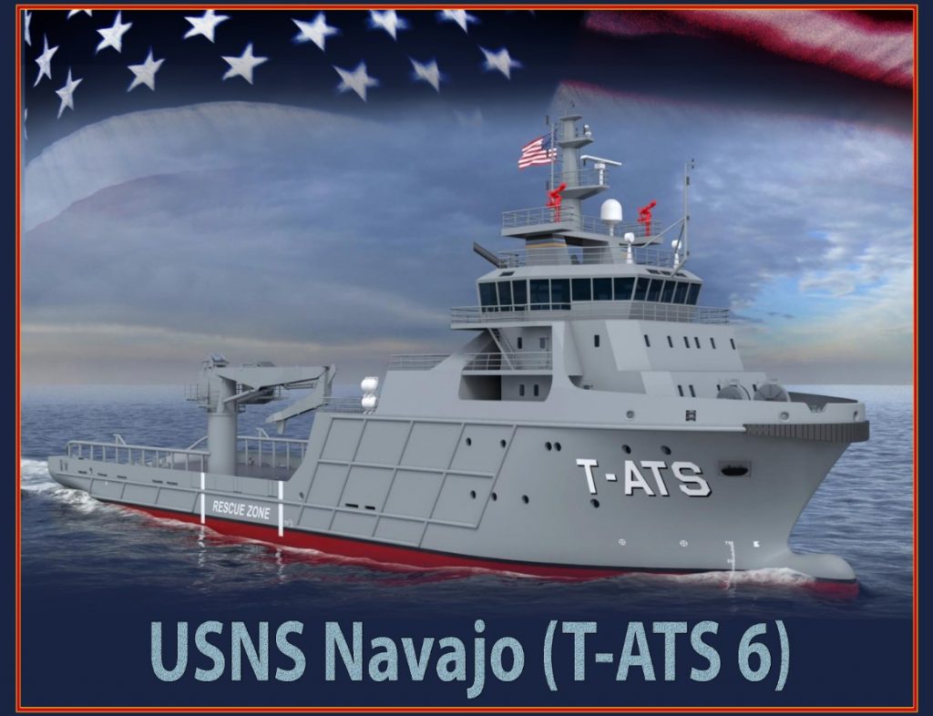 US Navy’s new class of towing and salvage ships honors Navajo people